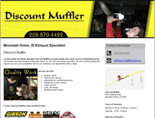 Tablet Screenshot of discmuffler.com